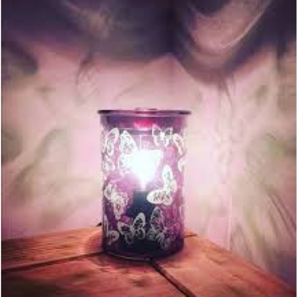 Scentsy Purple Butterfly Candle Holder